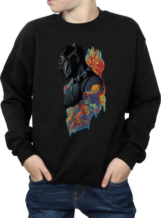 Image du produit - Sweat BLACK PANTHER PROFILE - Garçon (140, 146)
