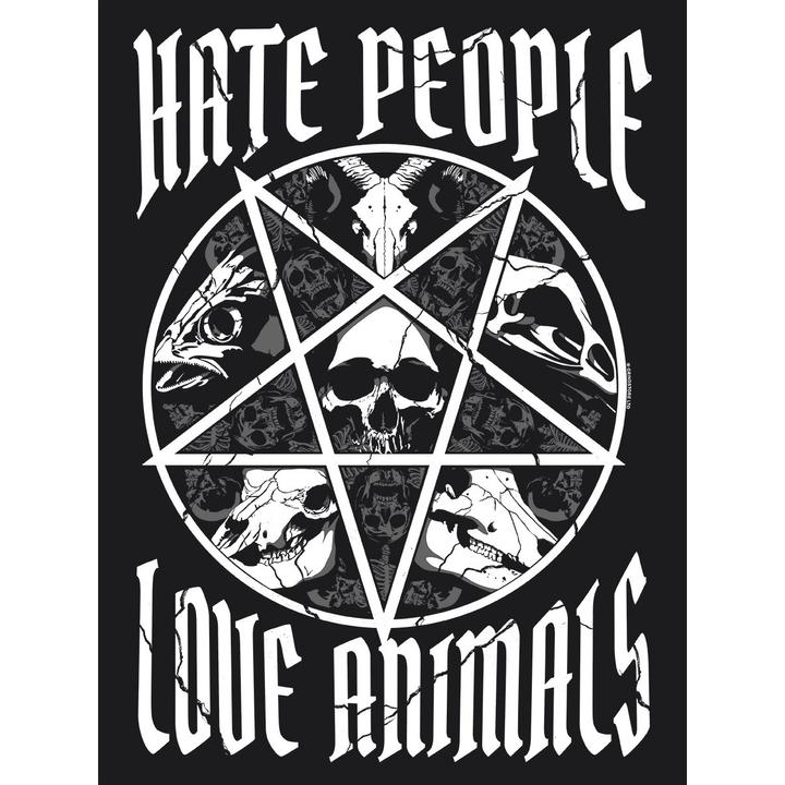 Produktbild Grindstore Hate People Love Animals TShirt (S)