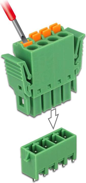Produktbild Delock Terminalblock Raster vertikal (Kabel Zubehör)