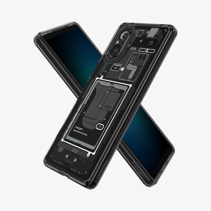 Actual product image Spigen Ultra Hybrid case for Sony Xperia 5 V - Zero One (Sony Xperia 5 V)