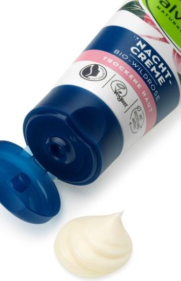 Actual product image dm alverde Organic Wild Rose (50 ml, Night cream)