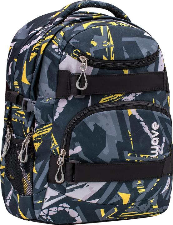 Actual product image Wave Infinity Backpack Set 2-piece Yellow Graffit (30 l)