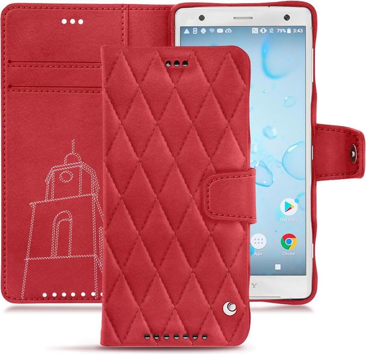 Actual product image Noreve Leather case wallet (Sony Xperia XZ2)