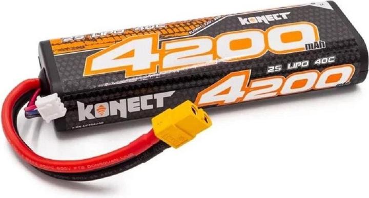 Produktbild Konect RC-Akku 4200 mAh 7.7 V 40C 2S1P 31 Wh, Round Case XT60 (7.70 V, 4200 mAh)