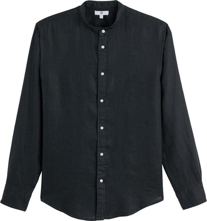 La Redoute Collections Langärmeliges Hemd mit Stehkragen