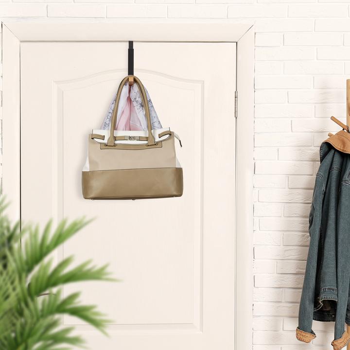 Actual product image Relaxdays Door coat rack foldable