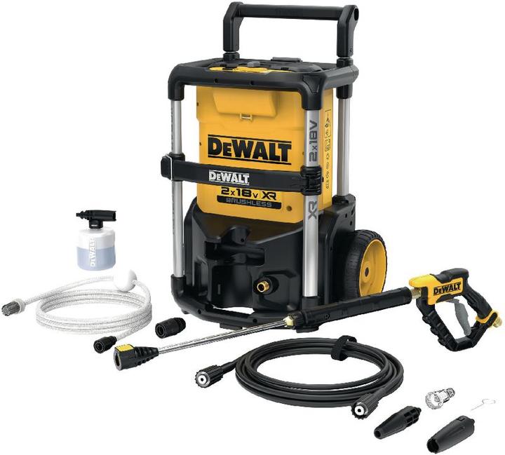 Produktbild DeWalt Akku-Hochdruckreiniger, 2x 18V, Basisversion (Akkubetrieb)