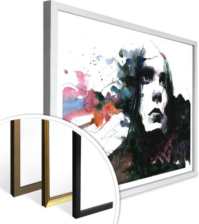 Actual product image Trenddeko Watercolour Face 01 (50 x 40 cm)