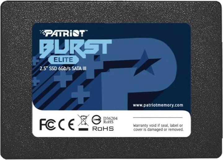 Actual product image Patriot Burst Elite Serial ATA III (480 GB, 2.5")