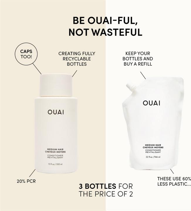 Actual product image Ouai Medium conditioner (300 ml)