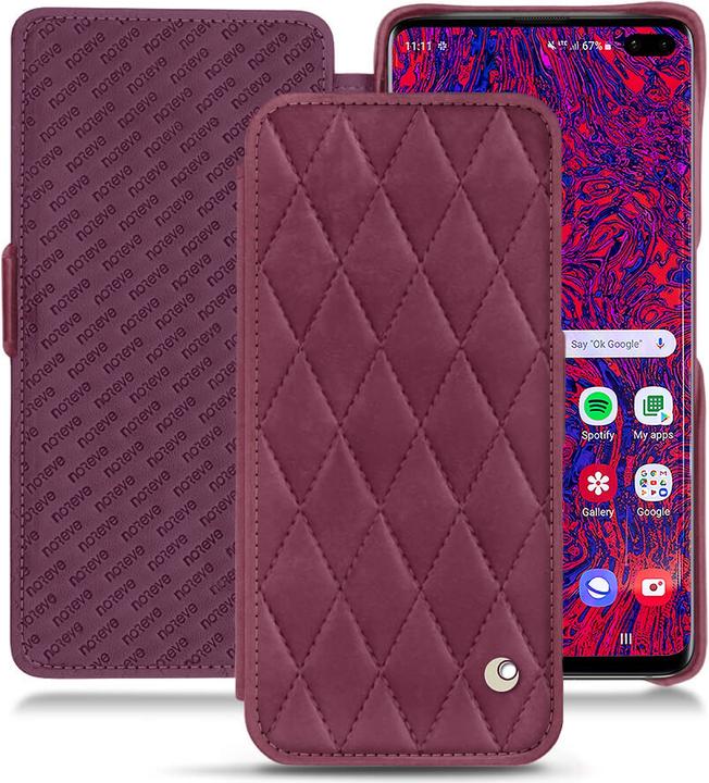 Productafbeelding Noreve Lederen omslag horizontaal (Samsung Galaxy S10 5G)