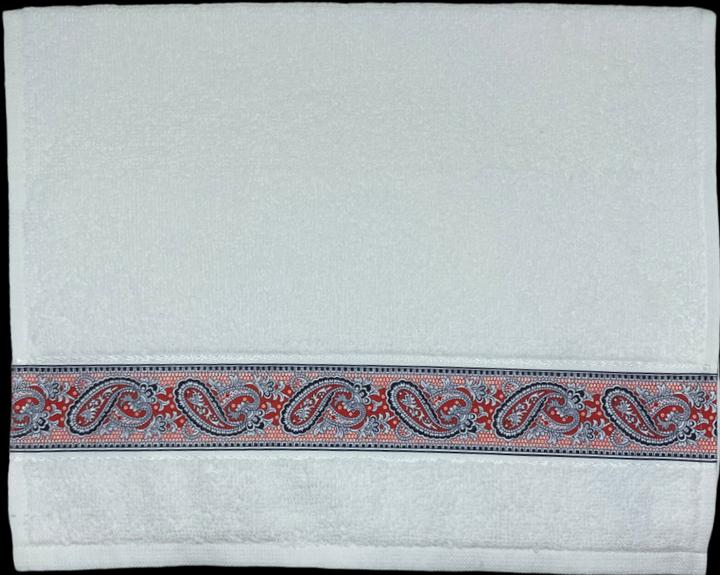 Produktbild F. Blumer & Cie Gästetuch Glarner Tüechli Design, 30 x 50 cm, weiss (30 x 50 cm)