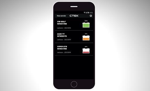Actual product image Ctek CTX Battery Sense