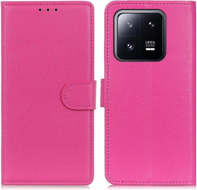 Actual product image MU Classic Litchi Leather Bookcover Series (Xiaomi 14)