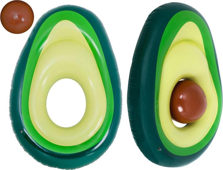 Productafbeelding Kik Opblaasbaar zwemmatras met avocadobal met pitjes 150cm XL
