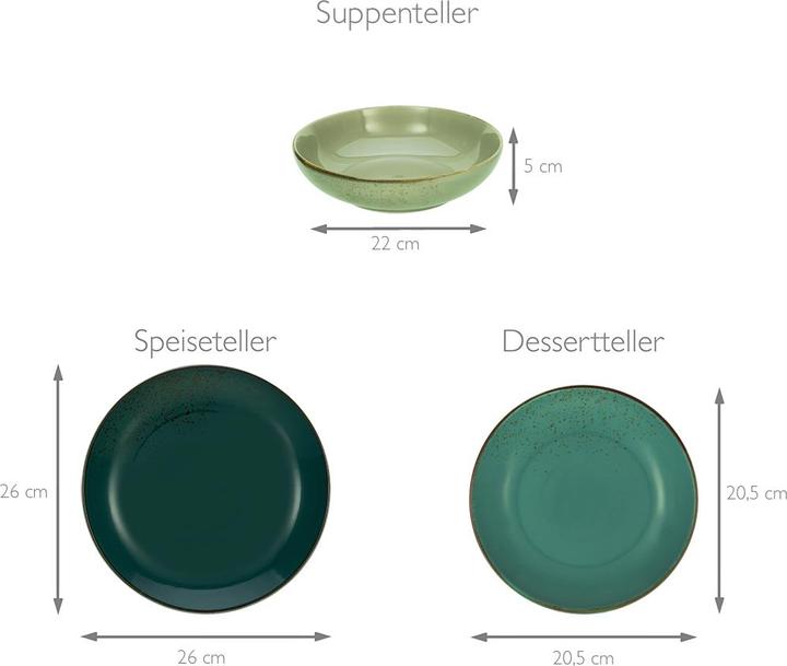 Productafbeelding CreaTable Collectie Natuur (4 Stuk)