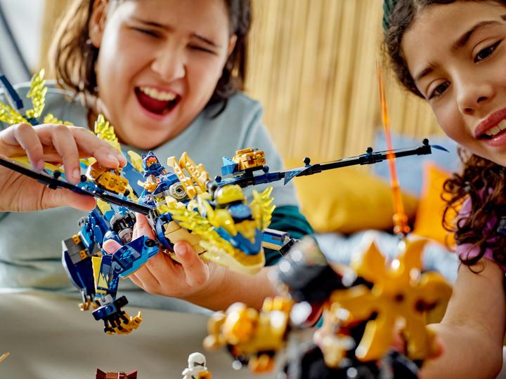 Produktbild LEGO Kaiserliches Mech-Duell gegen den Elementardrachen (71796, LEGO Ninjago)