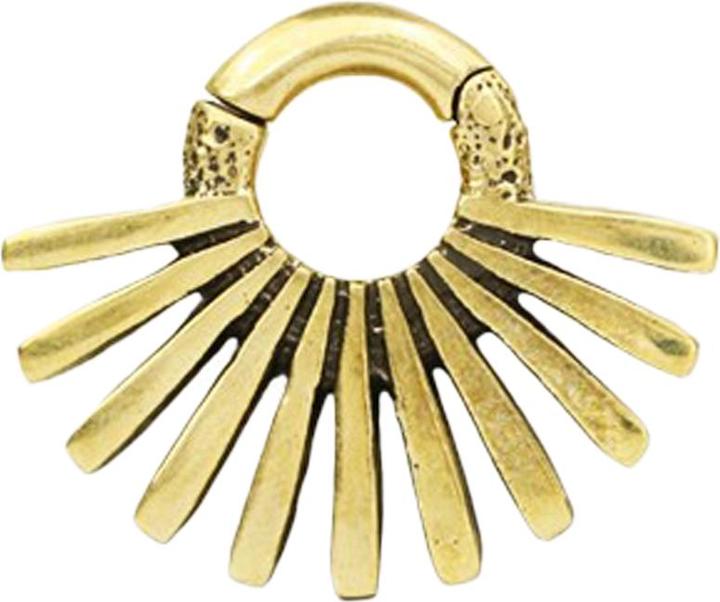 Immagine prodotto Star Piercing Ohrgewicht klappbar vergoldet Sonne (Ottone)