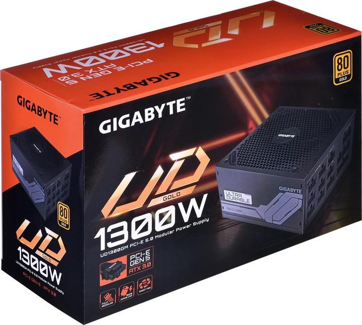 Produktbild Gigabyte Netzteil UD1300GM PG5 1300W 80+ Gold (1300 W)