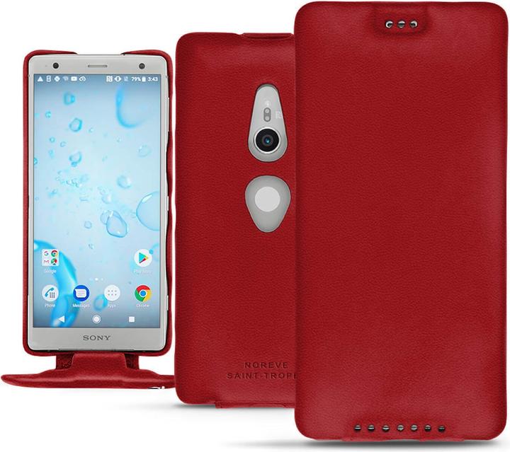 Actual product image Noreve Leather cover vertical (Sony Xperia XZ2)