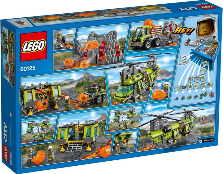 Image du produit LEGO Hélicoptère utilitaire lourd City Vulkan (60125, LEGO City)