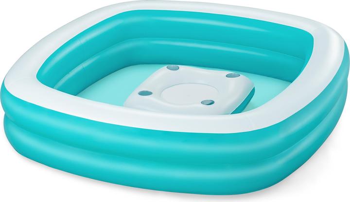 Bestway Sippin' Summer™ Inflatable Family Pool with Removable Center Console 2.18 m x 2.18 m x 48 cm