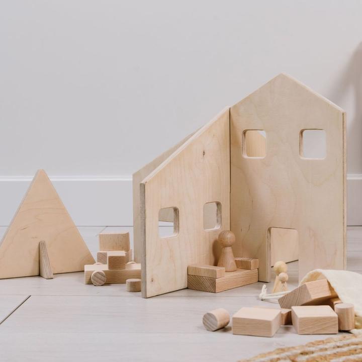 Image du produit Montessori Garage en bois, parking pour voitures, construction modulaire en bois ® Natural