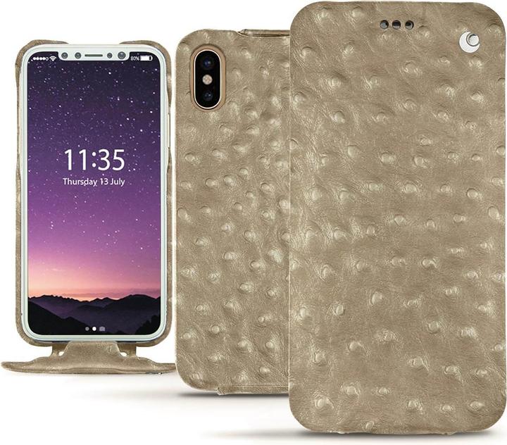 Actual product image Noreve Leather cover vertical (Apple iPhone XS)