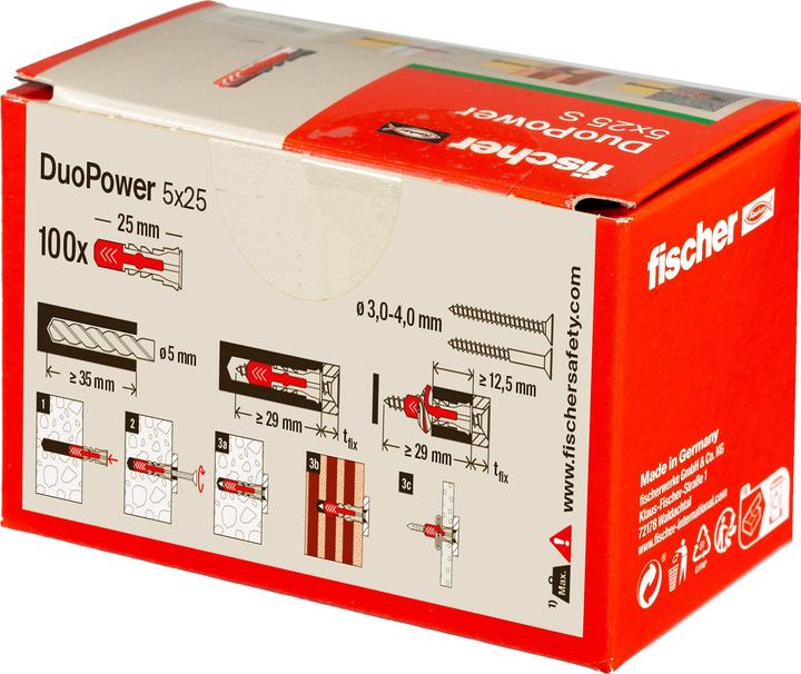 Image du produit Fischer Chevilles universelles (100 pcs)