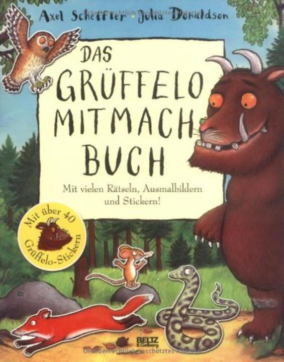 Actual product image Das Grüffelo-Mitmachbuch (German, Axel Scheffler, Julia Donaldson, 2018)
