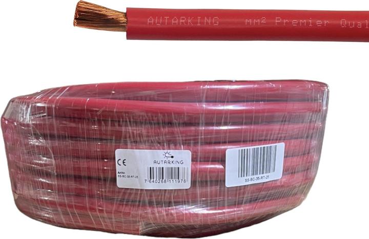 Produktbild Autarking Batterie / Anlasserkabel Hochflexibel - 35mm2 rot -25m
