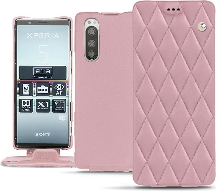 Actual product image Noreve Leather cover vertical (Sony Xperia 5)