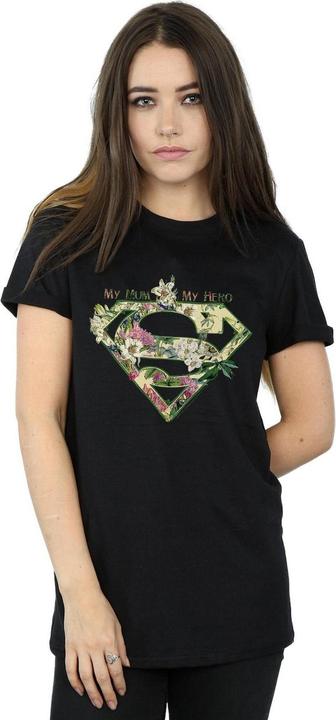 Immagine prodotto Supergirl My Mum My Hero Maglietta Ampia Donna (XL)