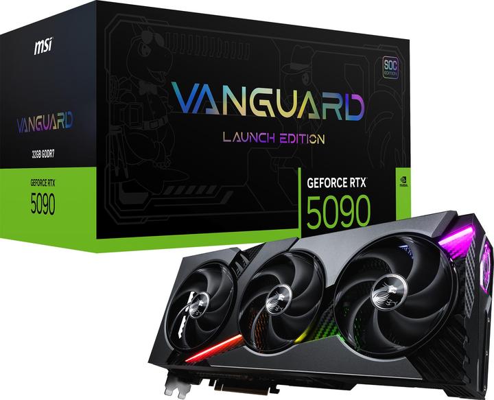 Produktbild MSI Geforce Rtx 5090 32g Vanguard Soc Launch Edition (32 GB)