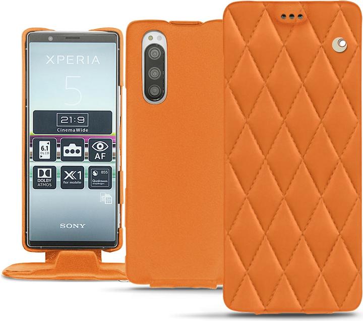 Actual product image Noreve Leather cover vertical (Sony Xperia 5)