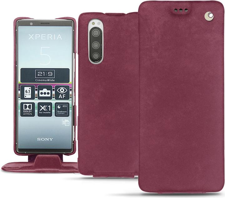 Productafbeelding Noreve Lederen omslag verticaal (Sony Xperia 5)