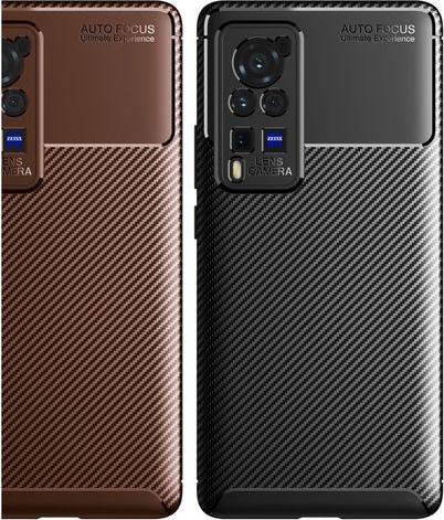 Actual product image MU Style Carbon Fiber TPU Softcase Series (Vivo X60 Pro)