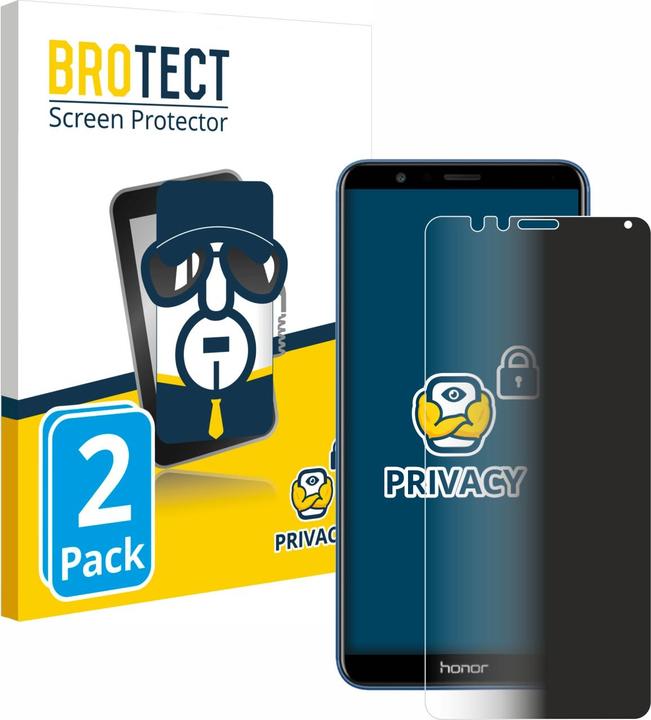 Actual product image BROTECT Anti-spy privacy film Blue light protection film (2 Piece, Honor 7X)