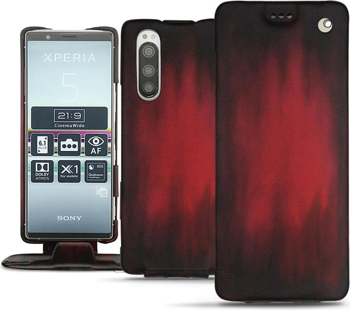 Actual product image Noreve Leather cover vertical (Sony Xperia 5)