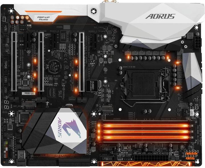 Image du produit Gigabyte AORUS Z270X-Gaming 5 (LGA 1151, Intel Z270, ATX)
