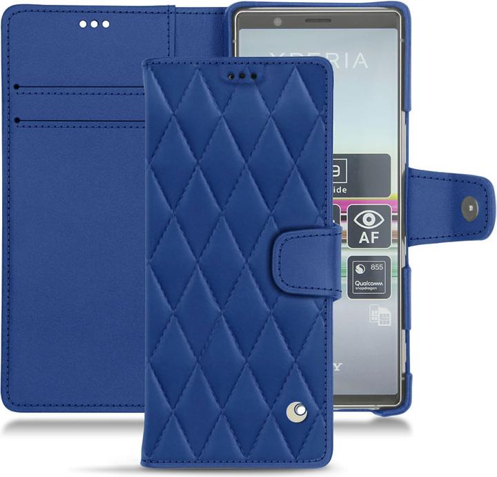 Bleu océan - Couture ( Nappa - Pantone #15458a)