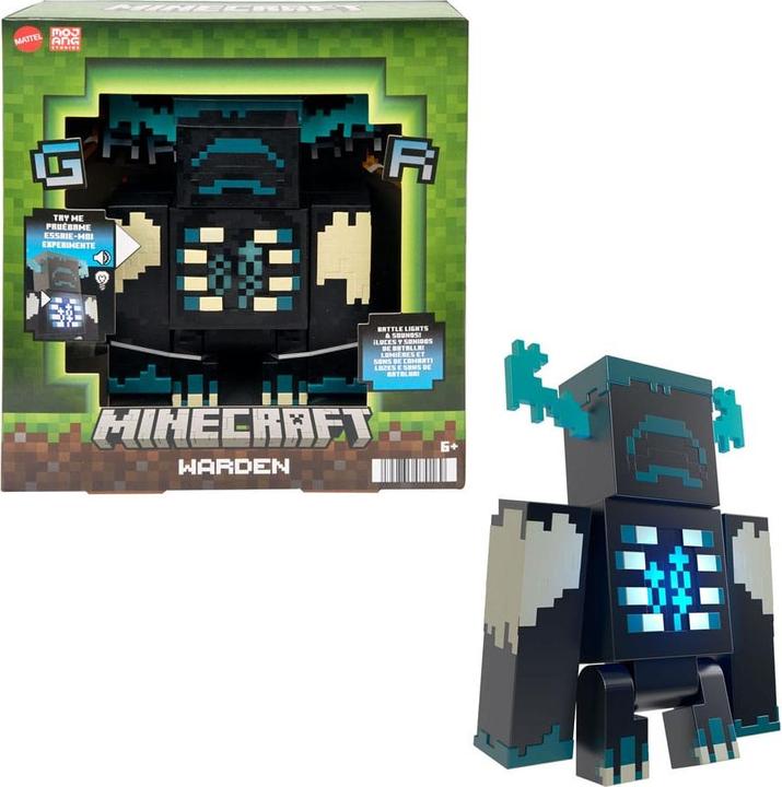 Actual product image Minecraft WARDEN Figure
