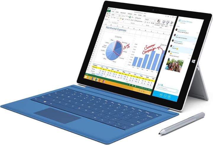 Produktbild Microsoft Surface Pro 3, 64GB SSD (12", Intel Core i3-4020Y, 4 GB, 64 GB)