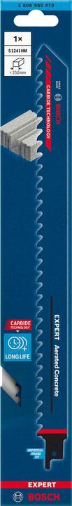 Image du produit Bosch Professional Zubehör Lame de scie sabre Expert 'Aerated Concrete' S 1241 HM, 1 pièce
