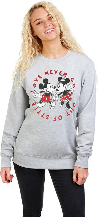 Immagine prodotto Disney Felpa girocollo Donna/Ladies Love Never Goes Out Of Style (S)