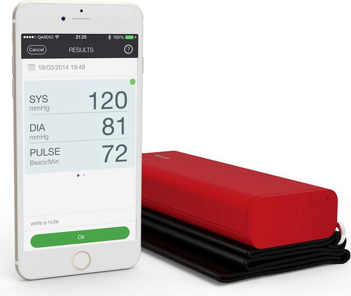 Actual product image Qardio QA-A100 QardioArm (Blood pressure monitor upper arm)