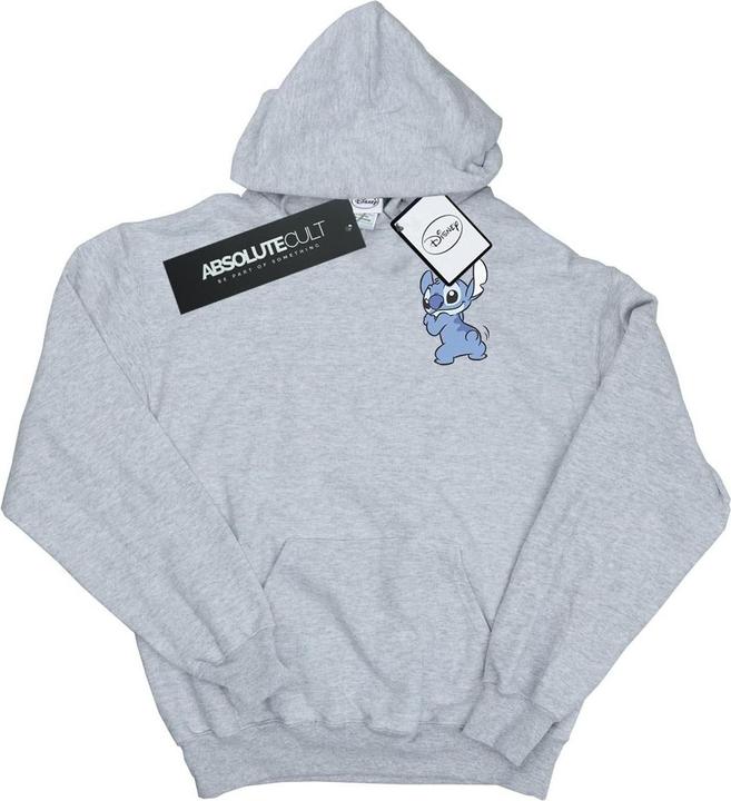 Immagine prodotto Disney Lilo And Stitch Stitch Backside Breast Print Felpa con Cappuccio Donna (XXL)
