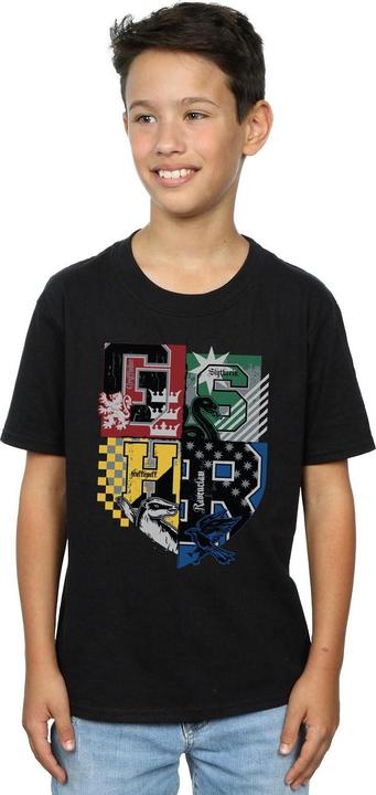 Image du produit T-shirt en coton pour garçons sur les maisons de Poudlard (152, 158)
