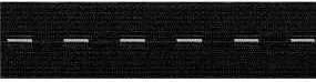 Produktbild Prym Knopfloch-Elastic gewirktes Band, schwarz 25 mm, Kassette 10 m