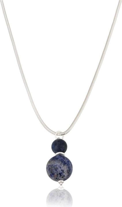 Actual product image Andreani Necklace with stone pendant made from genuine sodalite (Genuine sodalite)